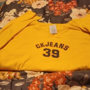 Vintage Calvin Klein Jeans Yellow CKJ-39 Shirt